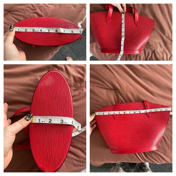 LOUIS VUITTON - SAINT JACQUES - RED PURSE - Picture 16 of 16